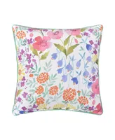 J by J Queen Jules Wildflower Decorative Pillow, 18" x 18"