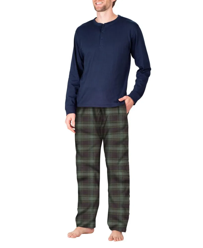 Sleep Hero Men's Flannel Pajama Set