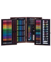 Art 101 Deluxe Artist Wood Set, 215 Pieces