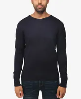 X-Ray Men's V-Neck Honeycomb Knit Sweater