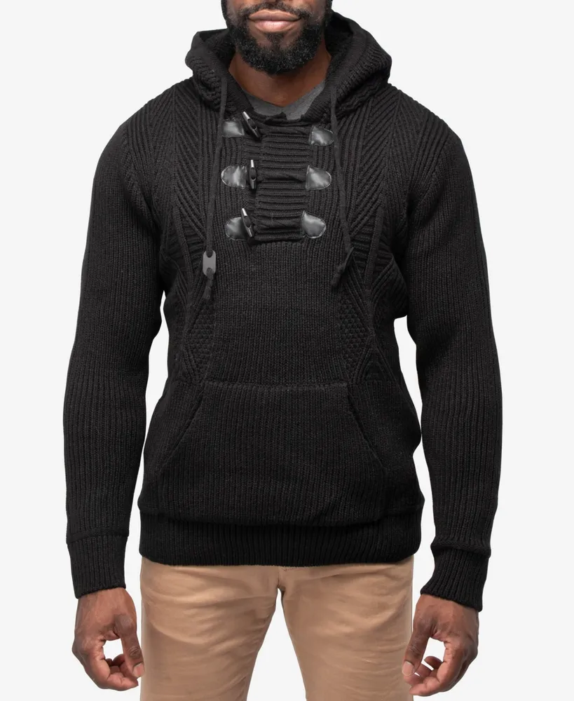 X-Ray Men's Hooded Toggle Sweater