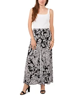 Sam & Jess Women's Relaxed Wide-Leg Pull-On Pants