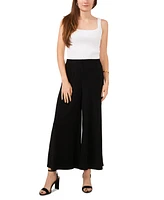 Sam & Jess Women's Relaxed Wide-Leg Pull-On Pants