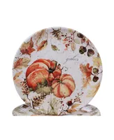 Certified International Harvest Splash Dinner Plate, Set of 4