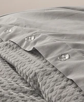 510 Design Mina Waffle Textured 3-Pc. Duvet Cover Set