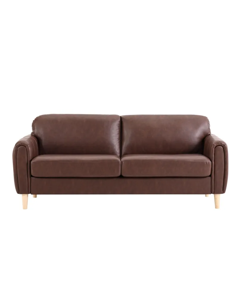 Serta Gorm 78" Faux Leather Sofa