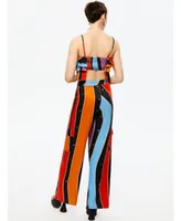 Women's Printed Wide-Leg Pants