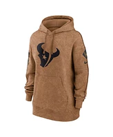 Women's Nike Brown Distressed Houston Texans 2023 Salute to Service Pullover Hoodie