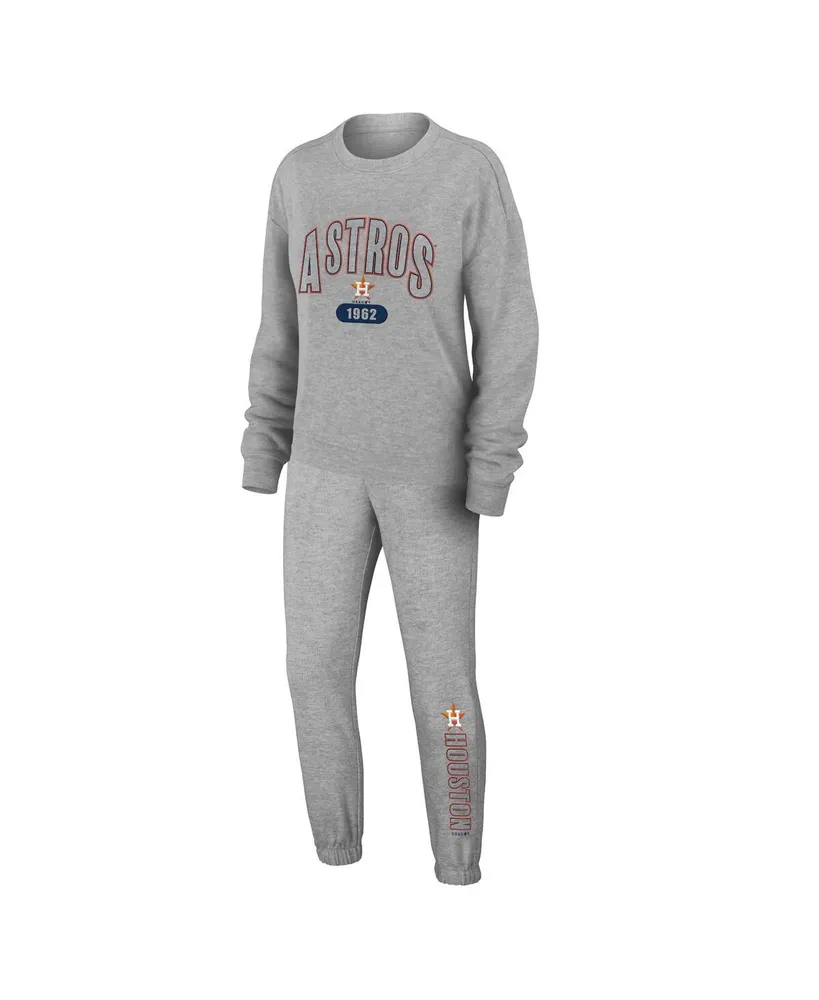 Wear By Erin Andrews Women's Wear by Erin Andrews Gray Houston Astros Knitted  Lounge Set