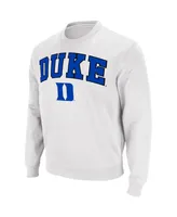 Colosseum Men's Duke Blue Devils Arch & Logo Pullover Sweatshirt