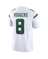 Men's Nike Aaron Rodgers Spotlight White New York Jets Vapor F.u.s.e. Limited Jersey