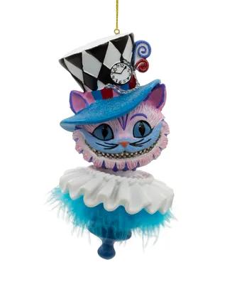 Kurt Adler 6" Hollywood Hats Cheshire Cat Ornament