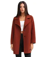 Women New Fit Ex-Boyfriend Wool Blend Oversized Jacket