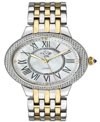 GV2 by Gevril Women's Astor Ii Two-Tone Stainless Steel Watch 38mm - Two