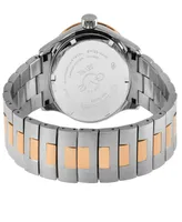 GV2 by Gevril Men's Giromondo Two-Tone Stainless Steel Watch 42mm