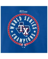 Men's Fanatics Royal Texas Rangers 2023 World Series Champions Stealing Home T-shirt