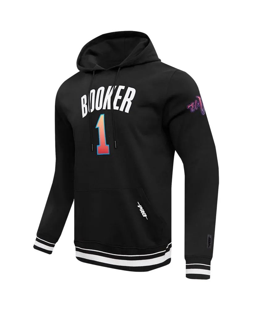 Men's Pro Standard Devin Booker Black Phoenix Suns 2023/24 City Edition Name and Number Pullover Hoodie