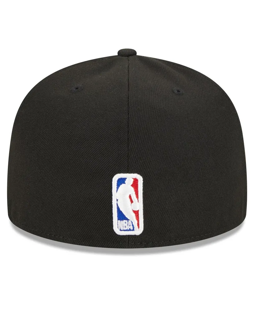 Men's New Era Black Detroit Pistons 2023/24 City Edition 59FIFTY Fitted Hat