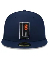 Men's New Era Navy La Clippers 2023/24 City Edition Alternate 59FIFTY Fitted Hat