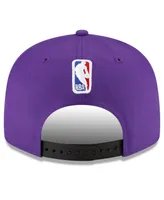 Men's New Era Purple Los Angeles Lakers 2023/24 City Edition Alternate 9FIFTY Snapback Adjustable Hat