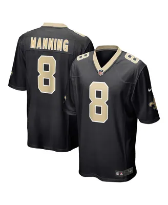 Men's Nike Archie Manning Black New Orleans Saints Retired Player Game Jersey