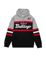 Men's Mitchell & Ness Georgia Bulldogs Head Coach Pullover Hoodie