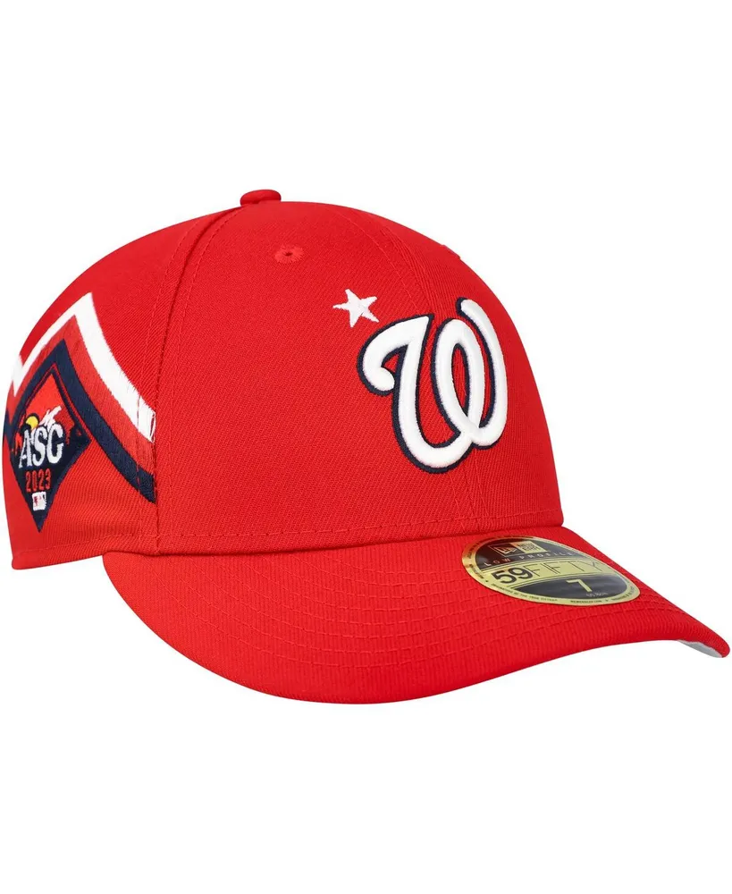 Men's New Era Red Washington Nationals 2023 Mlb All-Star Game Workout Low Profile 59FIFTY Fitted Hat