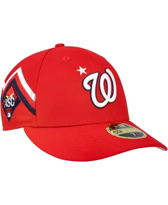 Men's New Era Red Washington Nationals 2023 Mlb All-Star Game Workout Low Profile 59FIFTY Fitted Hat