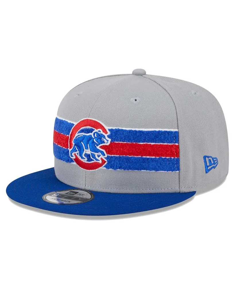 Men's New Era Gray, Royal Chicago Cubs Band 9FIFTY Snapback Hat