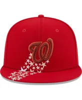 Men's New Era Red Washington Nationals Meteor 59FIFTY Fitted Hat