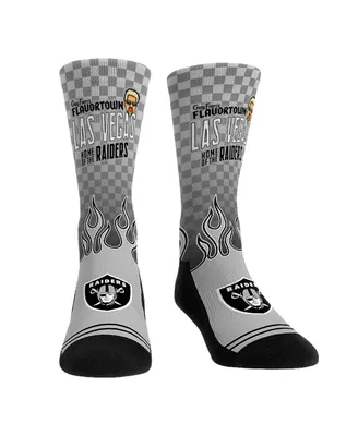 Men's and Women's Rock 'Em Socks Las Vegas Raiders Nfl x Guy Fieri's Flavortown Crew Socks