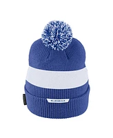 Youth Boys and Girls Nike Royal Duke Blue Devils Cuffed Knit Hat with Pom