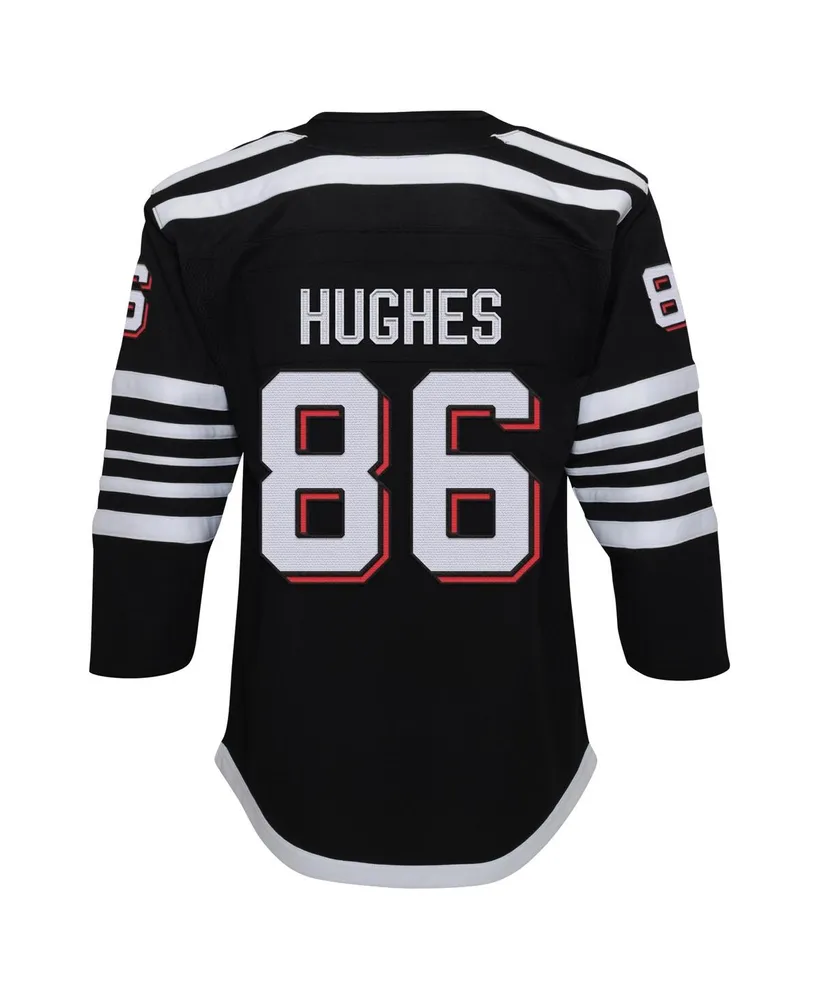 Big Boys Jack Hughes Black New Jersey Devils Alternate Premier Player