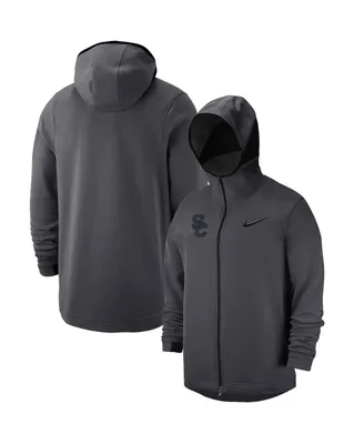 Men's Nike Anthracite Usc Trojans Tonal Showtime Full-Zip Hoodie Jacket