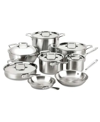 All-Clad D5 Brushed Stainless Steel 14-Pc. Cookware Set