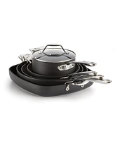 All-Clad Essentials Hard Anodized Nonstick Cookware Set, 10 piece