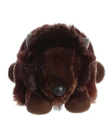 Aurora Medium Bison Flopsie Adorable Plush Toy Brown 12"