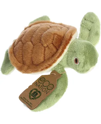 Aurora Mini Turtle Eco Nation Eco-Friendly Plush Toy Green 5"