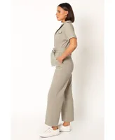 Petal and Pup Women's Demi Contrast Stitch Jumpsuit