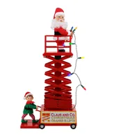 50" Animated Musical Santa's Lift