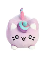 Aurora Small Lavender Dream Meowchi Tasty Peach Enchanting Plush Toy Purple 7"