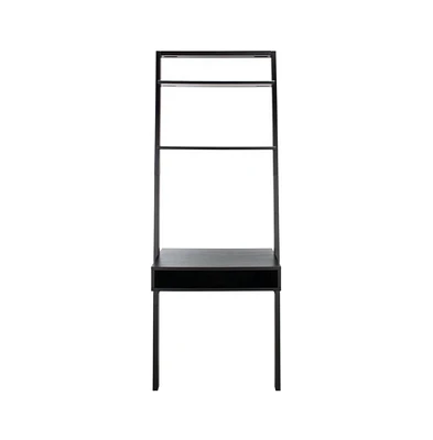 Kamy 2 Shelf Leaning Desk