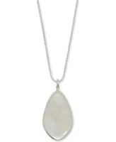 Lucky Brand Colored Stone Pendant Necklace, 16" + 3" extender