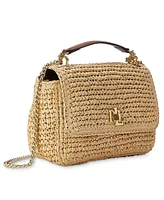 Lauren Ralph Woven Sophee Crossbody Bag