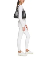 Calvin Klein Falcon Shoulder Bag with Snap Closure