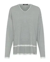 Olsen Women's Long Sleeve V-Neck Sweater