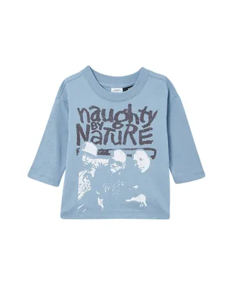 Cotton On Baby Boy or Girl Naughty by Nature Long Sleeve T-shirt