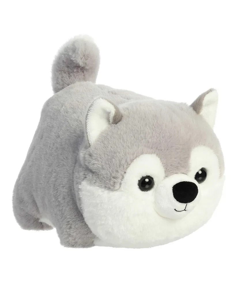 Aurora Medium Haze Husky Spudsters Adorable Plush Toy Gray 10"