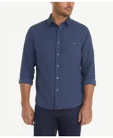 UNTUCKit Men's Regular Fit Hemsworth Flannel Button Up Shirt