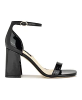 Nine West Women's Ilea Block Heel Square Toe Dress Sandals
